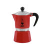 Bialetti Espressokocher Rainbow 3 Tassen rot